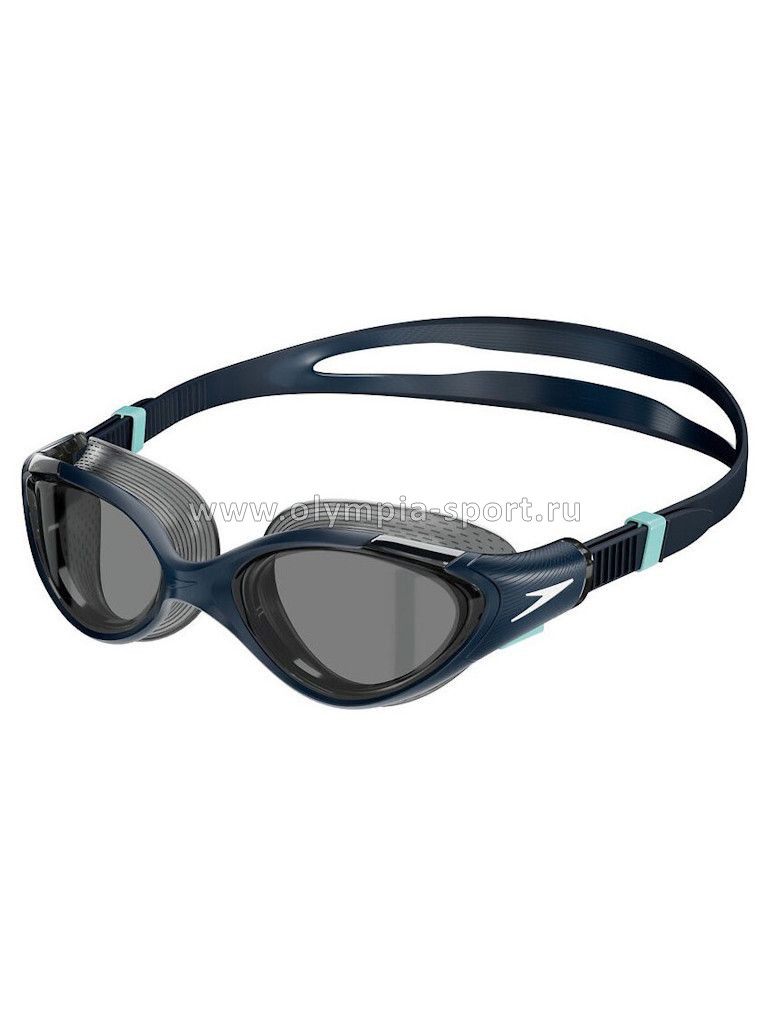 Очки для плавания SPEEDO Biofuse 2.0, дымчатые линзы, т-синяя оправа