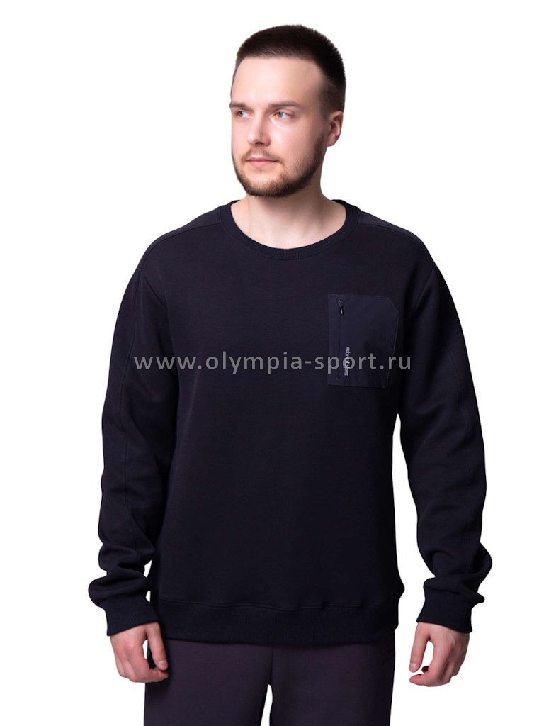 Свитшот мужской Strobbs E2399-2 темно-синий