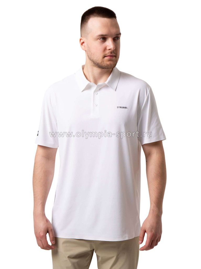 Рубашка-поло мужская Strobbs E2391-6 белый