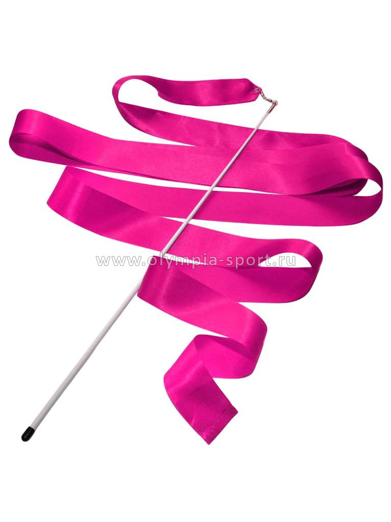 Лента гимнастическая GO DO PD-02 6м (палочка 56см) малиновая
