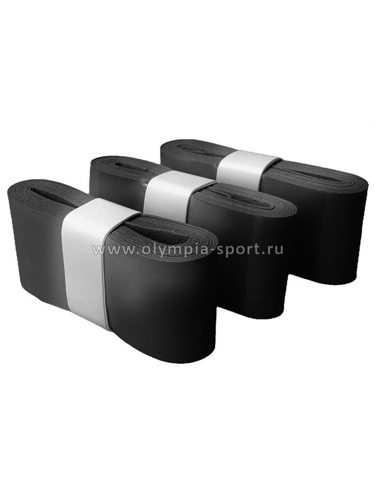 Обмотка для спортивного инвентаря PU-03 (черный) (3шт)