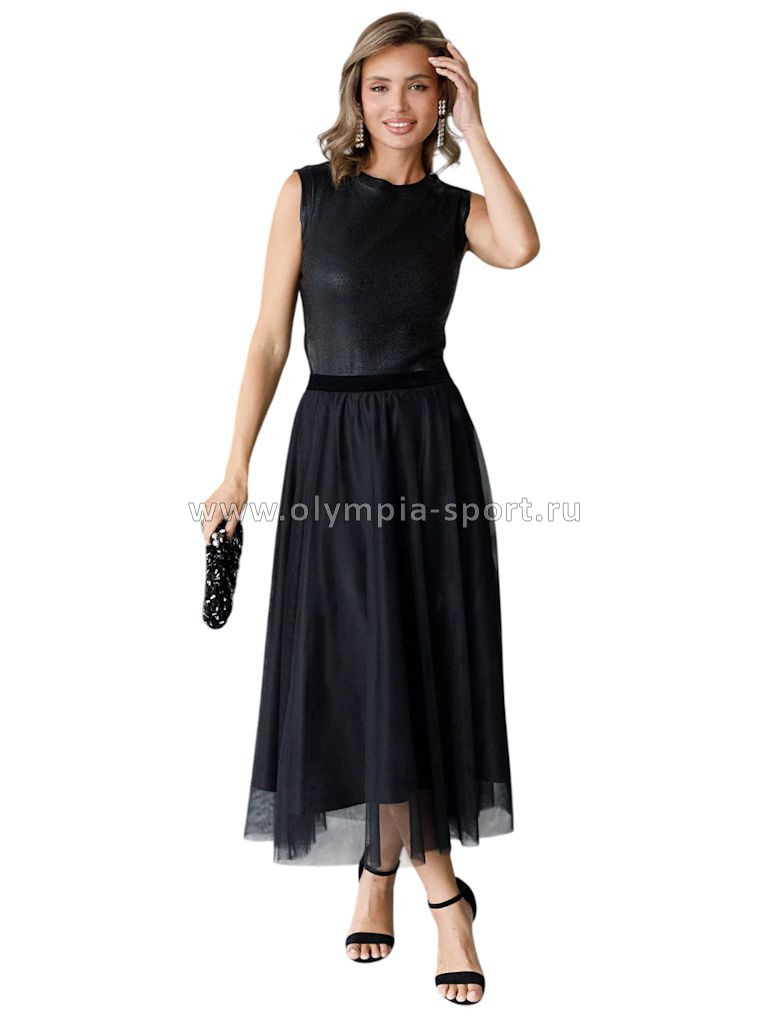 Юбка женская Vilatte D26.204 черный