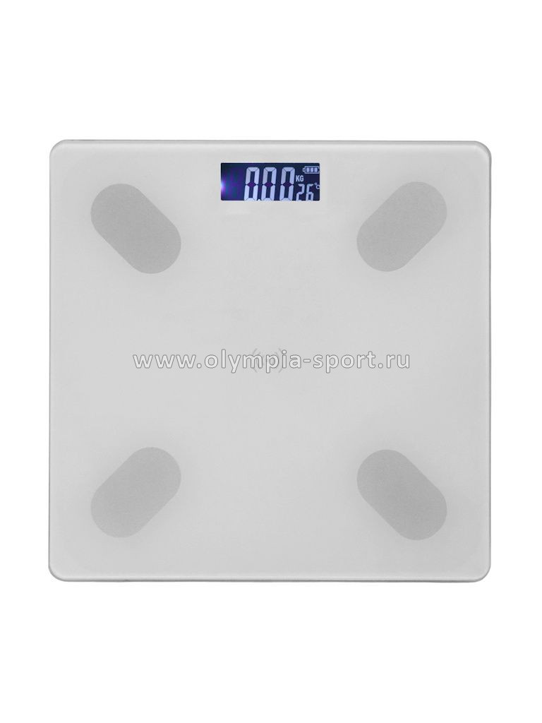 Весы напольные Luazon LVE-030 Белый (180кг, АКБ)