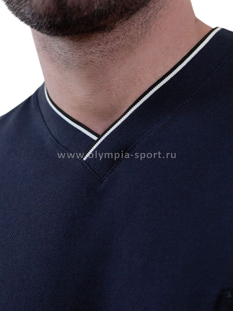 Футболка мужская Vilatte U49.056 т.синий